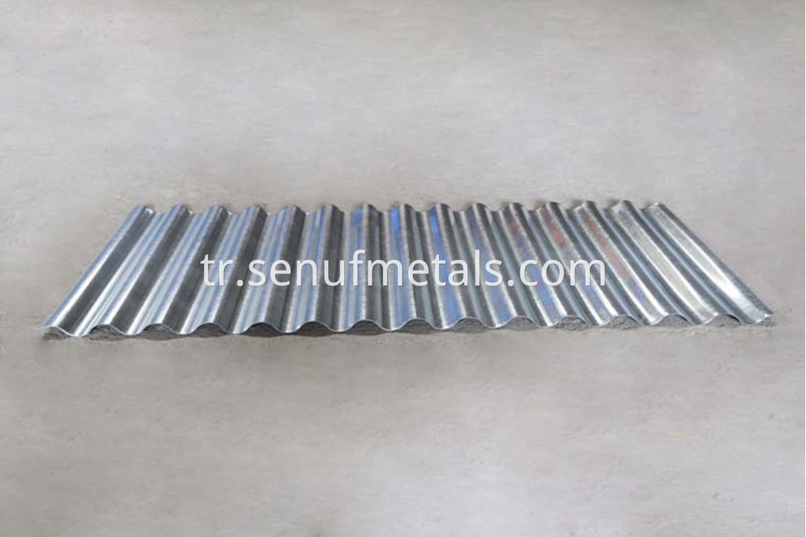 Corrugated roofing machine samples